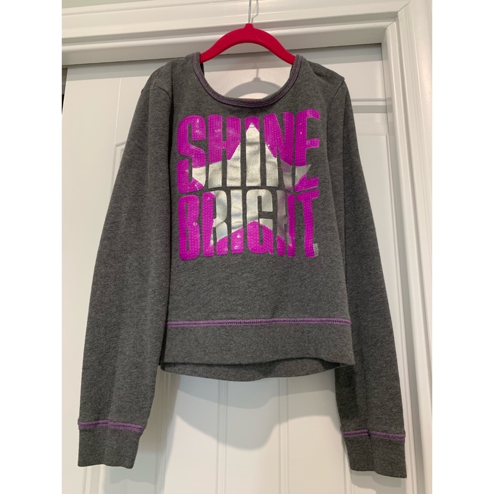 3/ $10 Justice sequin pullover hoodie